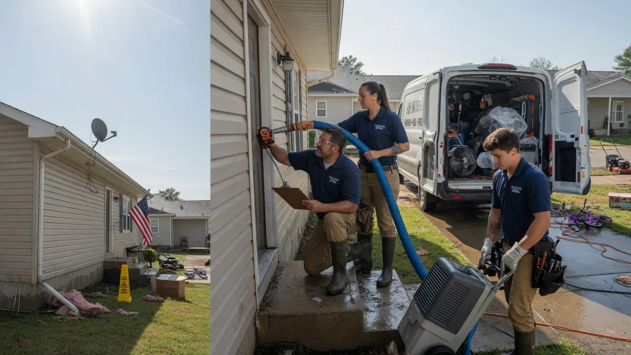 Ceiling Water Damage Restoration in Forest, MS near me